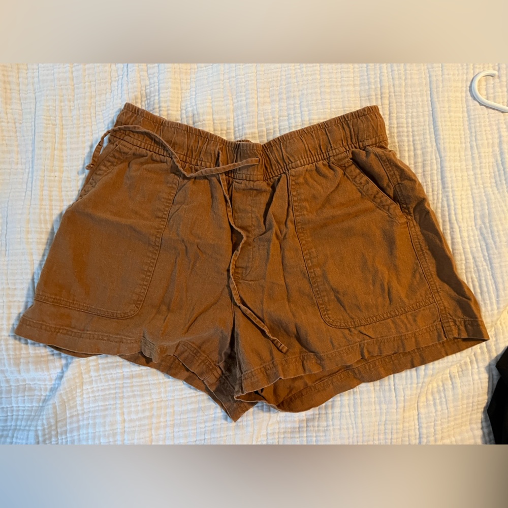 Old Navy High Rise Linen Shorts